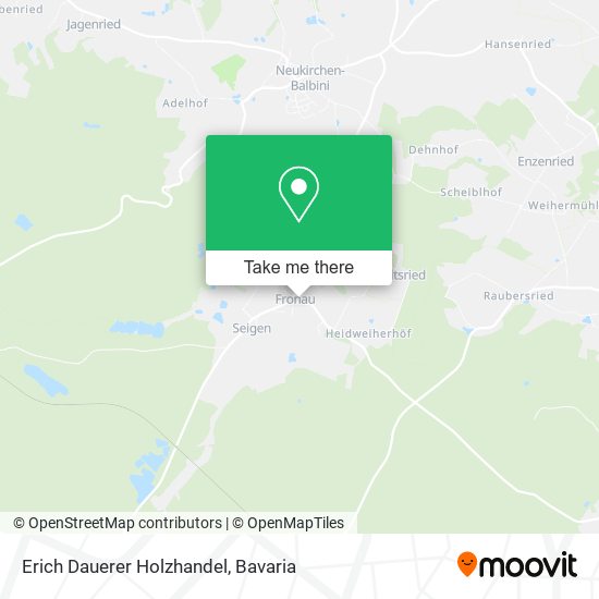 Erich Dauerer Holzhandel map