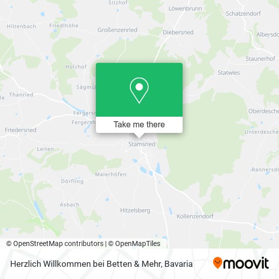 Herzlich Willkommen bei Betten & Mehr map