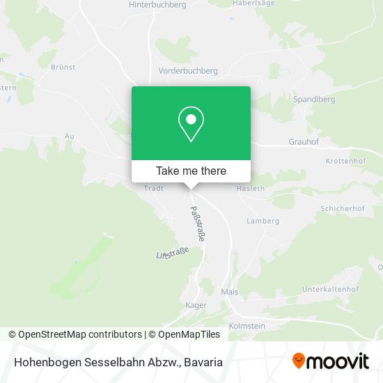 Hohenbogen Sesselbahn Abzw. map