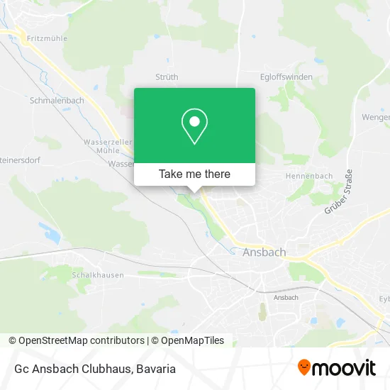 Карта Gc Ansbach Clubhaus