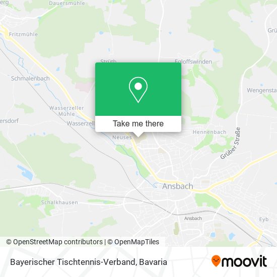 Bayerischer Tischtennis-Verband map