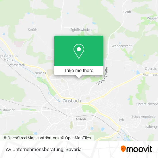 Карта Av Unternehmensberatung