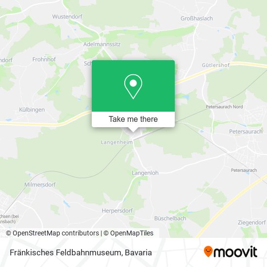 Fränkisches Feldbahnmuseum map