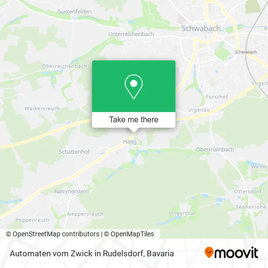 Карта Automaten vom Zwick in Rudelsdorf