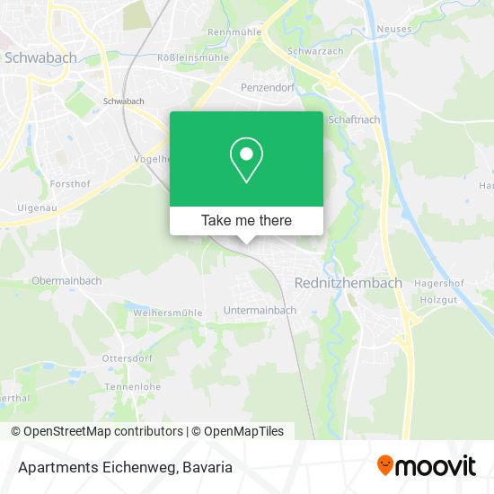 Apartments Eichenweg map