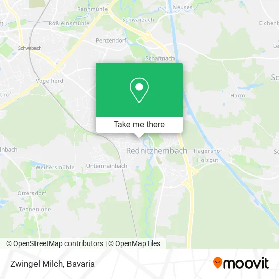 Карта Zwingel Milch