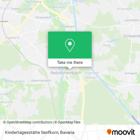 Карта Kindertagesstätte Senfkorn