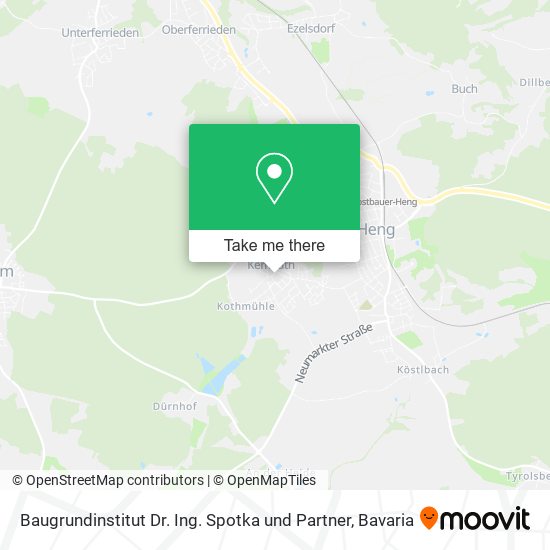 Baugrundinstitut Dr. Ing. Spotka und Partner map