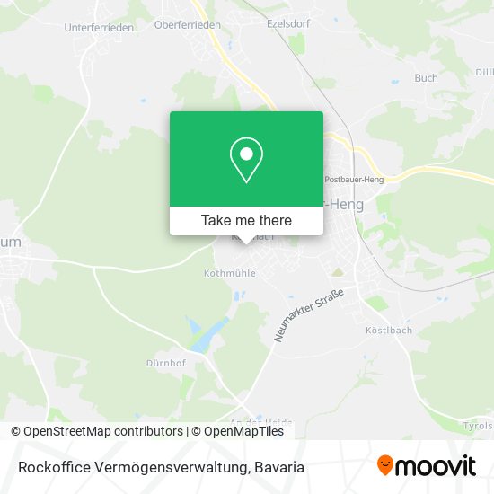 Rockoffice Vermögensverwaltung map