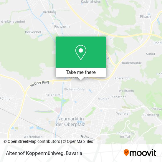 Altenhof Koppenmühlweg map