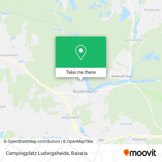 Campingplatz Ludwigsheide map