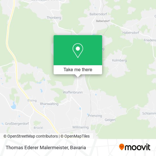 Thomas Ederer Malermeister map