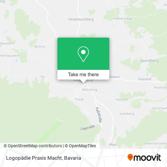 Logopädie Praxis Macht map