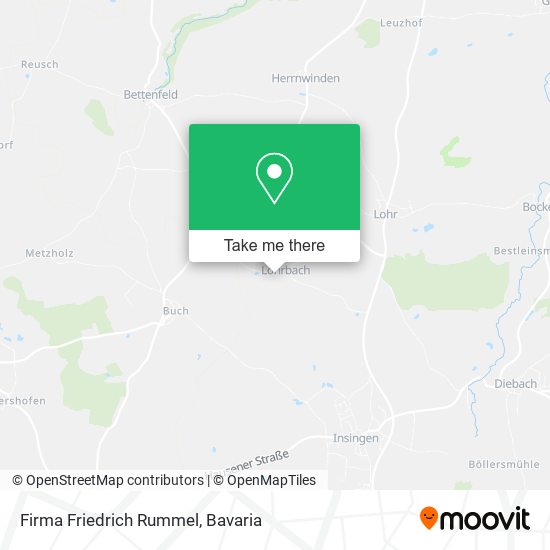 Firma Friedrich Rummel map
