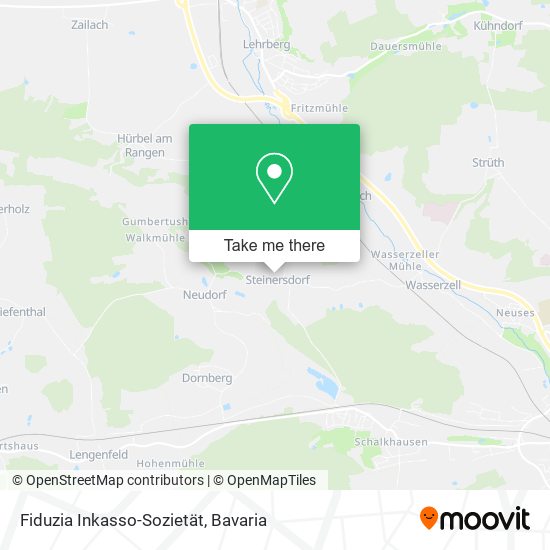 Fiduzia Inkasso-Sozietät map