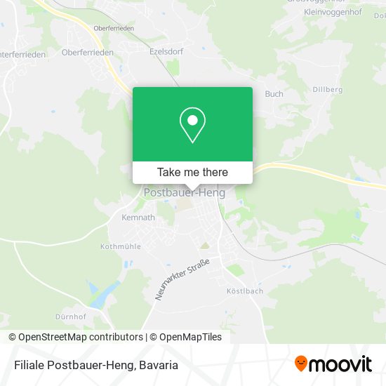 Filiale Postbauer-Heng map