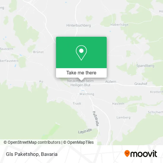 Карта Gls Paketshop