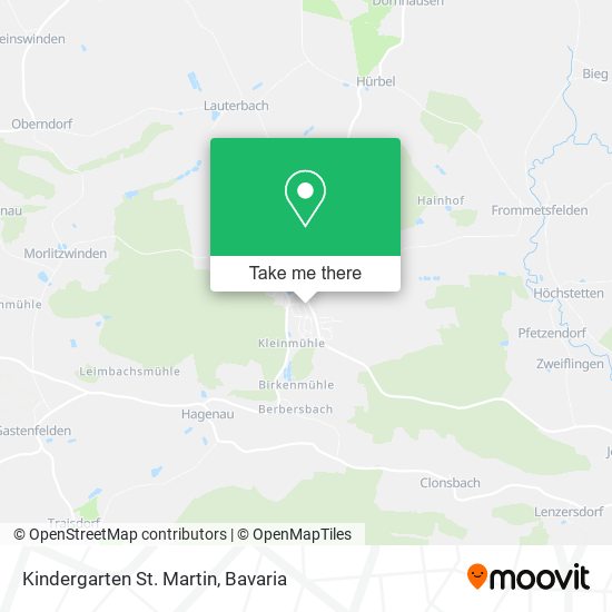 Kindergarten St. Martin map