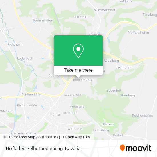 Hofladen Selbstbedienung map