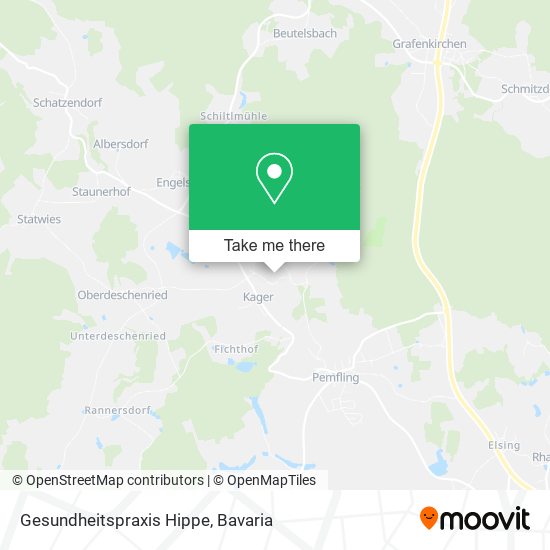 Gesundheitspraxis Hippe map