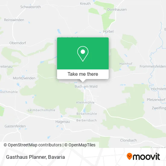 Карта Gasthaus Planner