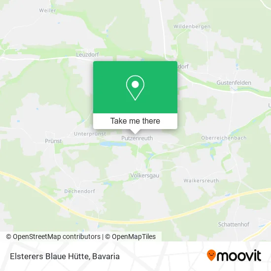 Карта Elsterers Blaue Hütte