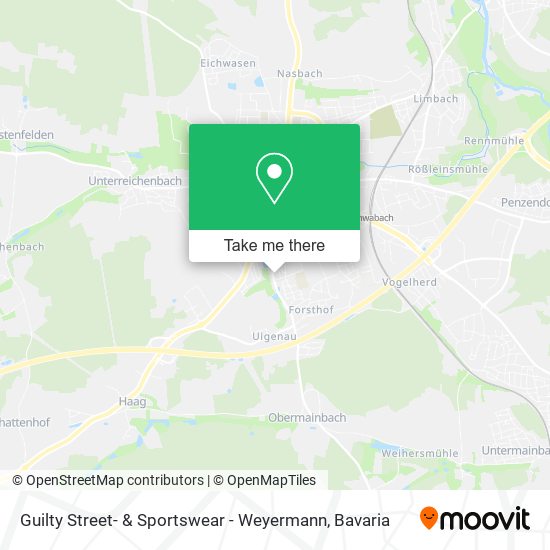 Guilty Street- & Sportswear - Weyermann map