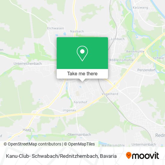 Kanu-Club- Schwabach / Rednitzhembach map