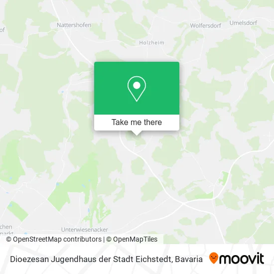 Карта Dioezesan Jugendhaus der Stadt Eichstedt