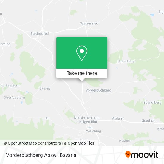 Vorderbuchberg Abzw. map