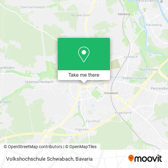Карта Volkshochschule Schwabach