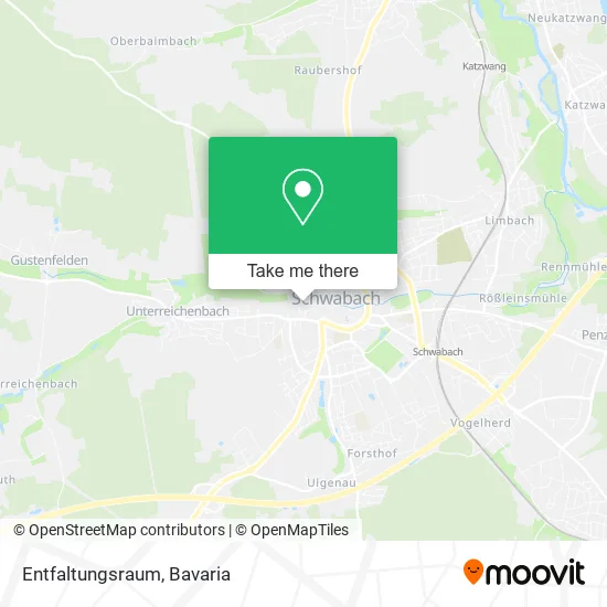 Карта Entfaltungsraum
