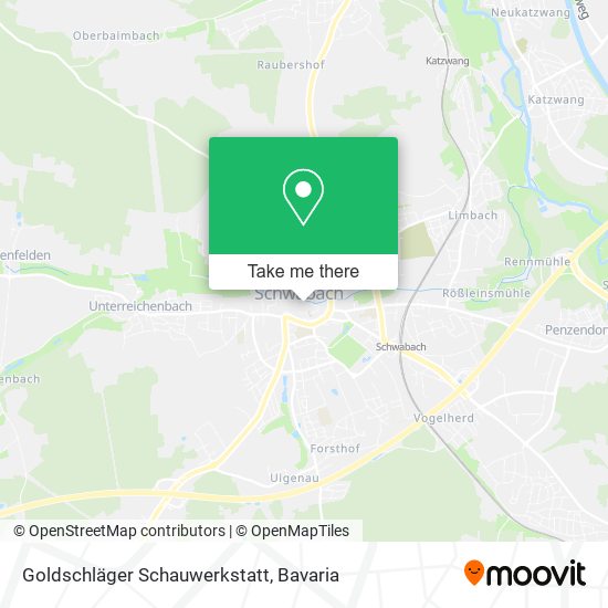 Goldschläger Schauwerkstatt map