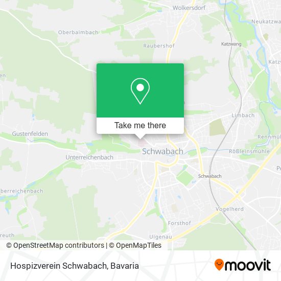Hospizverein Schwabach map