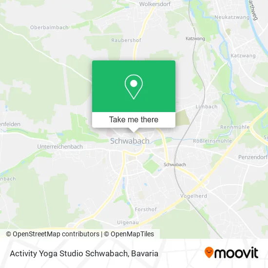 Карта Activity Yoga Studio Schwabach
