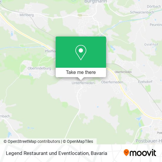 Legend Restaurant und Eventlocation map