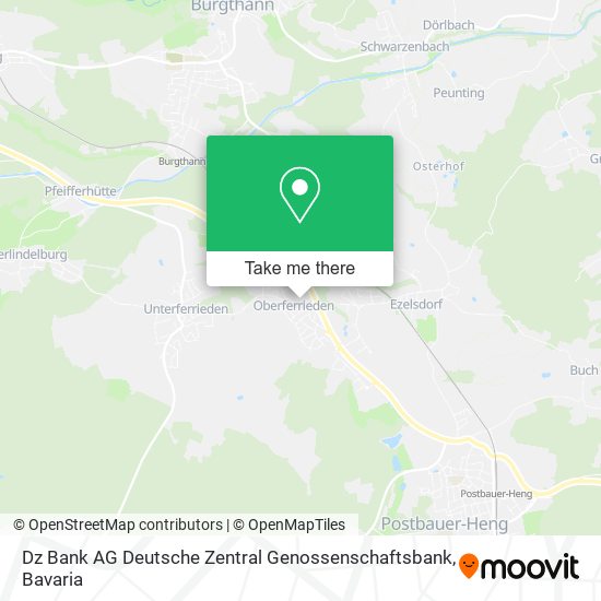 Dz Bank AG Deutsche Zentral Genossenschaftsbank map