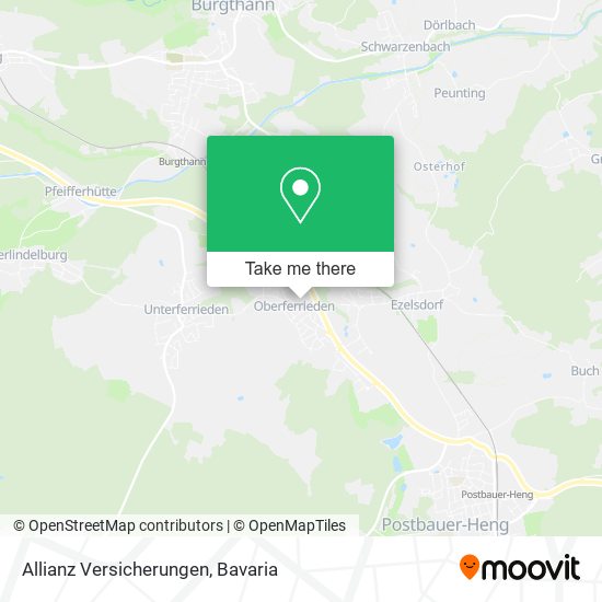 Allianz Versicherungen map