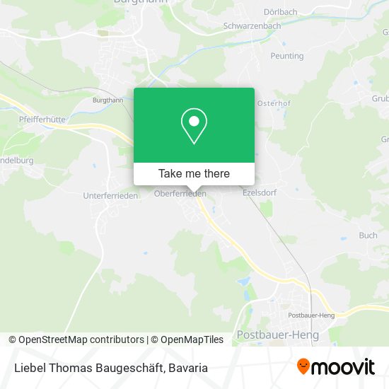 Liebel Thomas Baugeschäft map