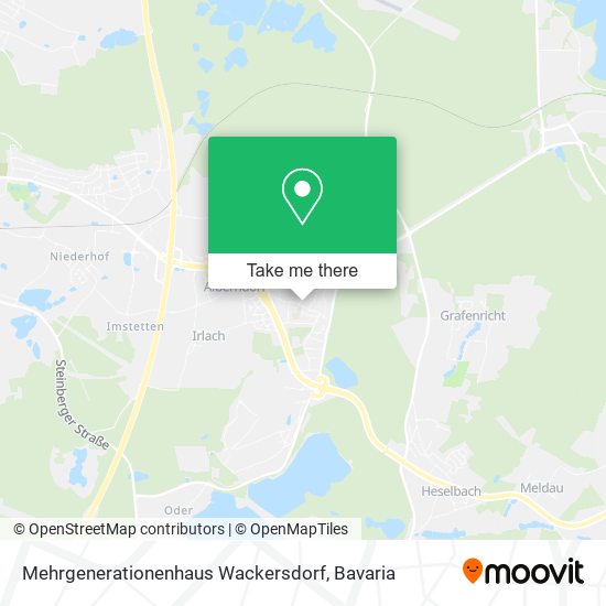 Mehrgenerationenhaus Wackersdorf map