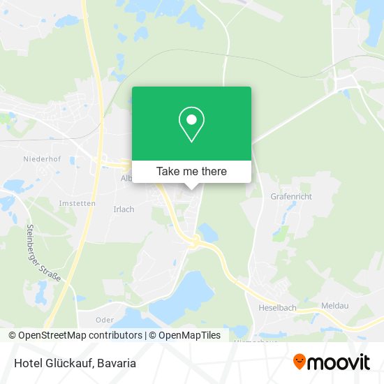 Hotel Glückauf map