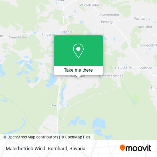 Malerbetrieb Windl Bernhard map