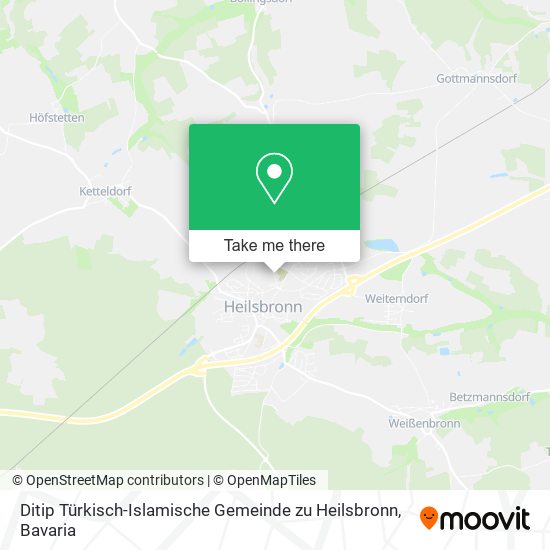 Ditip Türkisch-Islamische Gemeinde zu Heilsbronn map