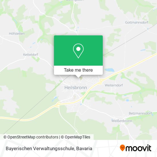 Bayerischen Verwaltungsschule map