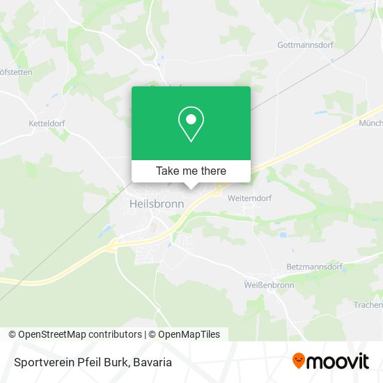 Sportverein Pfeil Burk map