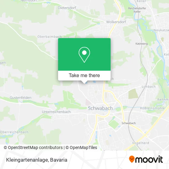 Карта Kleingartenanlage