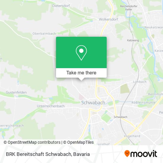 BRK Bereitschaft Schwabach map