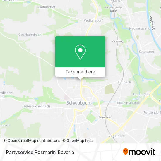 Карта Partyservice Rosmarin