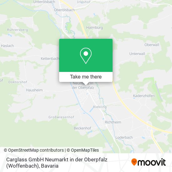 Carglass GmbH Neumarkt in der Oberpfalz (Woffenbach) map
