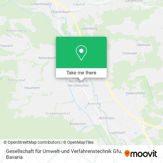 Gesellschaft für Umwelt-und Verfahrenstechnik Gfu map